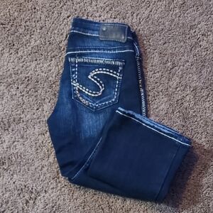 Silver Jeans Dark Blue Boot Cut Denim